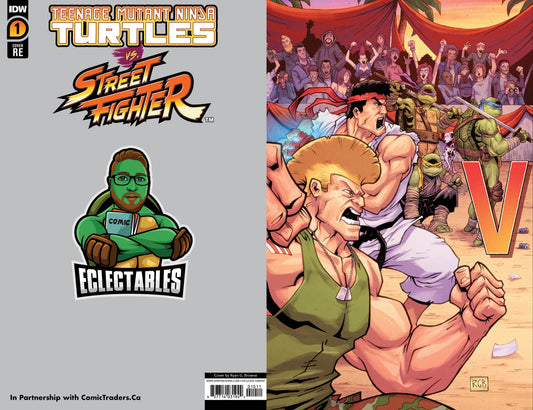 TMNT vs Street Fighter #1 Eclectables Exclusive Virgin Connecting Set