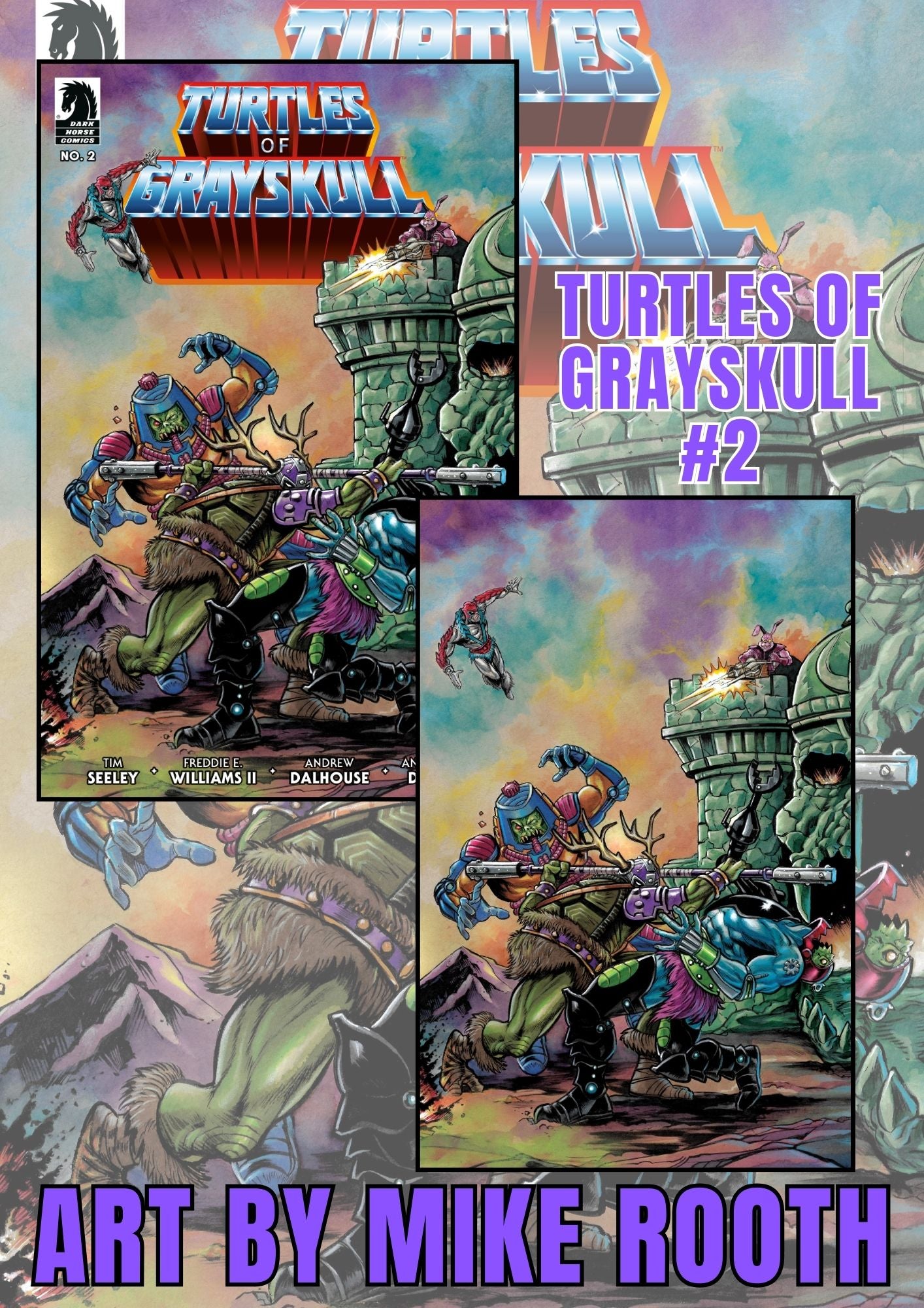 MOTU/TMNT Turtles of Grayskull #2 Exclusive (Mike Rooth)