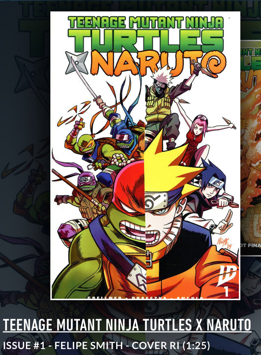 TMNT/Naruto #1 Ratio Incentives